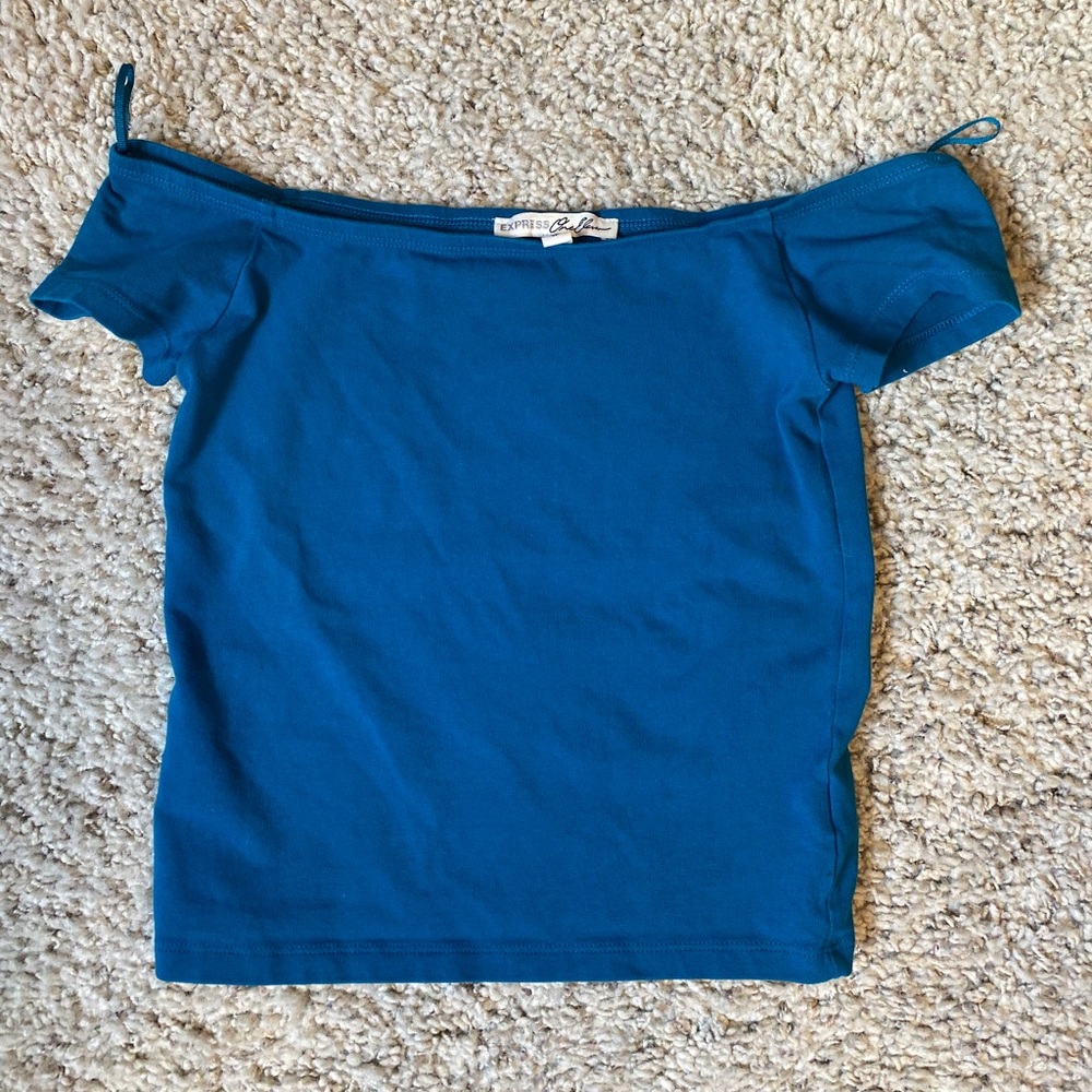 Off the shoulder crop top